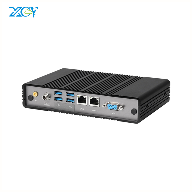 Industrial Cheap Mini Pc Atom E3940 Cpu 8g and Win10 RS232 COM I211 LAN Gaming Desktop 512G SSD Fanless Portable Computer