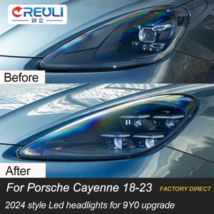 Faros Delanteros LED CREULI 9Y0 9YA 2018 2019 2020 2021 <span class=keywords><strong>2022</strong></span> 2023 Actualización a Luces LED Matrix 2024 para Porsche <span class=keywords><strong>Cayenne</strong></span> 9Y0 2018-2023 - Product Image 3
