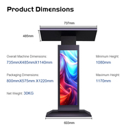 Nuevo Podio Digital Moderno OEM 2026 con Pantalla Táctil LED para Interiores, Escuelas, Aulas, Conferencias, Auditorios, Iglesias y Discursos