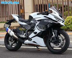 Carenado Blanco y Negro para Motocicleta Kawasaki Ninja ZX-<span class=keywords><strong>4R</strong></span> 2023, Carrocería ZX4R 23, Carenados Deportivos de Repuesto - Product Image 1