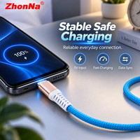 ZhonNa Kabel USB Mikro Pengisian Cepat Sinkronisasi Data untuk Ponsel Samsung Xiaomi USB C Instrumen Analisis Pengujian Suku Cadang Aksesori Pro