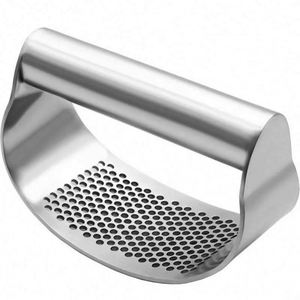 Hot Selling <b>Kitchen</b> <b>Gadgets</b> 430 Stainless Steel Manual Garlic Presses Rocker Easy to Clean OEM ODM Acceptable - Product Image 3