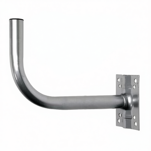 35x25 Pole Railing Satellite Dish <b>Bracket</b> Model E9225 for Outdoor Mounting - Product Image 2