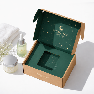 Caja de Embalaje Cosmético Personalizada de Alta Calidad, Caja de Cartón Corrugado Reciclable para Set de Cuidado de la Piel, Fabricante con Logotipo Personalizado - Product Image 1