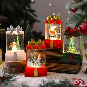 Guaranteed Quality Bestwish High Quality Reusable Santa Claus Night Light Indoor Luminous Plastic Lamp Ornaments for <b>Christmas</b> - Product Image 2