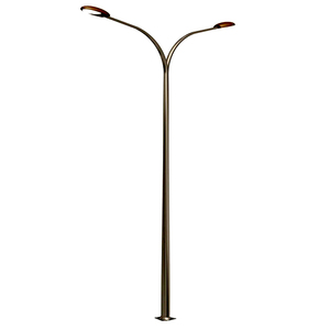 เสาไฟส่องสว่างแบบเหล็กชุบสังกะสี ขนาด 6 8 9 10 12 เมตร ราคาโรงงาน - Product Image 1