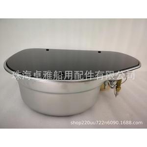 Cuisinière à gaz intégrée 525*425*150mm pour camping-car/yacht/maison moderne avec couvercle en verre trempé et évier en acier inoxydable - Product Image 2