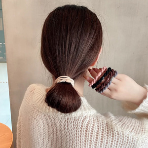 Thickened High Elasticity Hair Tie Ponytail Fabric Solid Color Daily Use Yiwu Women's <b>Accessories</b> - Product Image 4