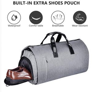 BSCI Factory personalised Garment <b>Bag</b> Large Duffel Suit Travel <b>Bag</b> <b>Flight</b> clothes with shoe <b>bag</b> for Men <b>Women</b> - Product Image 2