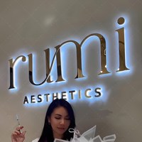 Letrero Luminoso Personalizado Comercial, Letrero con Letras LED para Logotipo de Negocio, Letrero de Pared para Oficina, Vestíbulo, Salón de Uñas, Letrero Decorativo