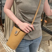 Sac bandoulière mini messager rétro en cuir véritable pour femme, sacoche de téléphone portable, fabrication ODM&OEM 2026