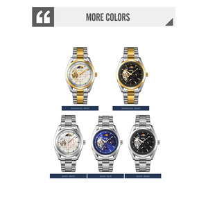 ODM/OEM Custom Logo Luxury Automatic <b>Watch</b> <b>Men</b> <b>Watch</b> Waterproof Stainless Steel Band Analog Dial Moon Phase Business Wristwatch - Product Image 6
