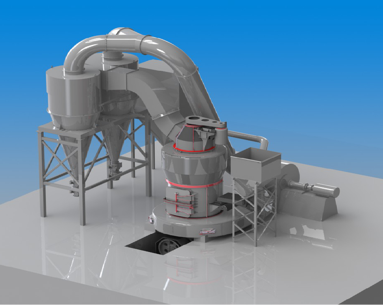 Factory Price Roller Grinding Milling Equipment Gravel Powder Raymond Grinding Mill for Wollastonite