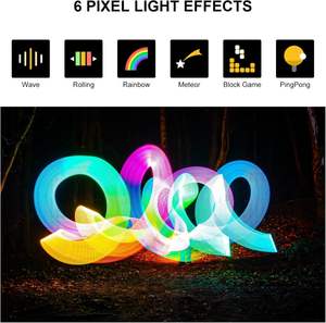 GVM Offizieller BD45R Bi-Color RGB <span class=keywords><strong>LED</strong></span> Lichts tab (48 ") Stick Tube <span class=keywords><strong>Light</strong></span> - Product Image 5