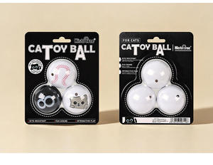 Jouet pour chat en plastique, balle interactive avec herbe à chat pour chatons – <span class=keywords><strong>Anti</strong></span>-ennui, en nylon, vente en gros - Product Image 1