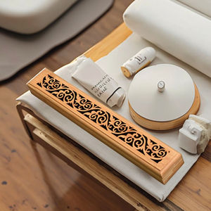 Деревянная деревянная коробка для благовоний, резная резьба, дизайн, Бамбуковая полая деревянная горелка для домашнего использования - Product Image 5