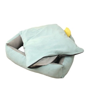 Pet <b>Bed</b> Rectangle <b>Soft</b> Washable <b>Dog</b> <b>Bed</b> Pink Gray For Small <b>Dogs</b> Teddy Pomeranian S50x40 M60x50 L70x55 XL80x60 - Product Image 5