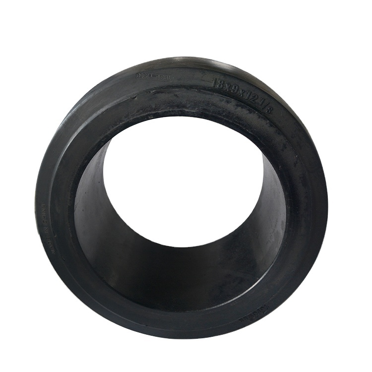 18x9x12 1/8 SM Solid Press on Tire for Port Terminal Empty Container Handling and Yard Tractors