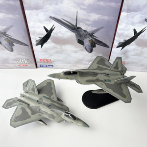 Modèle d'<span class=keywords><strong>avion</strong></span> de chasse furtif F22 F-22 <span class=keywords><strong>Raptor</strong></span> de l'armée américaine à l'échelle 1/100, en alliage, style militaire, jouet fini simulé, cadeau - Product Image 3