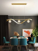 Lampes suspendues Led minimalistes modernes gradation pour Table basse salle à manger îlot de cuisine lustre de plafond luminaire pour la maison