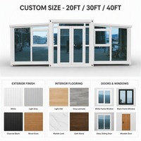 Maison conteneur extensible écologique haut de gamme 20ft 40ft, maison préfabriquée modulaire, bureau ADU, bâtiment CE ISO9001 OEM/ODM