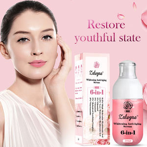 Suero Blanqueador y Antienvejecimiento Zaleyae <span class=keywords><strong>Rose</strong></span> 6 en 1, Antiarrugas, Atenúa Líneas Finas, Hidratante, Repara la Piel Opaca, Esencia para el Cuidado Facial, 50 ml - Product Image 6