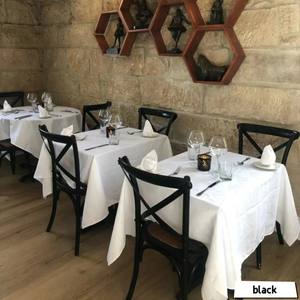 Chaises de salle à manger empilables en plastique, design classique français, dossier haut en X, pour l'intérieur et l'extérieur des restaurants, vente en gros - Product Image 5