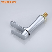Robinet de lavabo thermostatique à cartouche en laiton monotrou de haute qualité moderne Mitigeur avec matériau en zinc