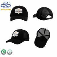 Casquette Trucker 5 Panneaux en Coton Biologique Certifiée ISO9001 GRS, Fabrication OEM, avec Patchs Brodés Personnalisés en Tissu pour Usage Quotidien Urbain