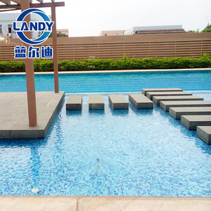 Landy Swimming Pool Liner Pvc Roll Hot Melt Welding Modern Style Custom Patterns Anti Slip Waterproof - Product Image 1