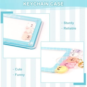 Porta Tarjetas de Acrílico con Diseño de Dibujos Animados, Personalizado, Bonito y Ligero, Llavero de Plástico, Regalo Promocional - Product Image 5