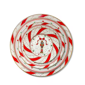 ชุดอาหารค่ำเซรามิกคุณภาพสูงหรูหรา ชุดอาหารคริสต์มาสและปีใหม่ ชุดอาหารบนโต๊ะอาหารสุดหรู ชุดอาหารค่ำโบนไชน่า - Product Image 1