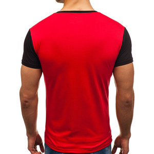 Camisetas de manga corta con cuello redondo para hombre, 100% algodón, transpirables, ecológicas, de secado rápido, impresión personalizada con logotipo bordado, venta al por mayor - Product Image 2