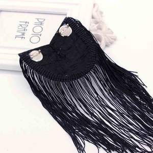 Accessori per cucire toppe abbigliamento con perline in PVC materiale fatto a mano Patch di cristallo pilota spalline accessori con frange di strass - Product Image 3