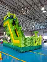Offre Spéciale – Château Gonflable Commercial Géant en PVC pour Parc d'Attractions Extérieur, Combo Toboggan Double, Capacité 250 kg