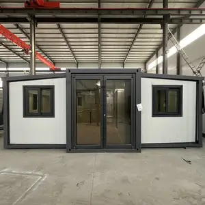 Cabine d'isolement mobile de luxe préfabriquée de 40 pieds, maison conteneur extensible avec chambre à coucher, Colombie - Product Image 1
