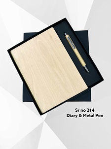 Agenda exécutif A5 en PU avec couverture rigide et stylo métallique, 100 feuilles, impression UV de qualité supérieure, coffret cadeau pour le bureau, les affaires et la profession - Product Image 1