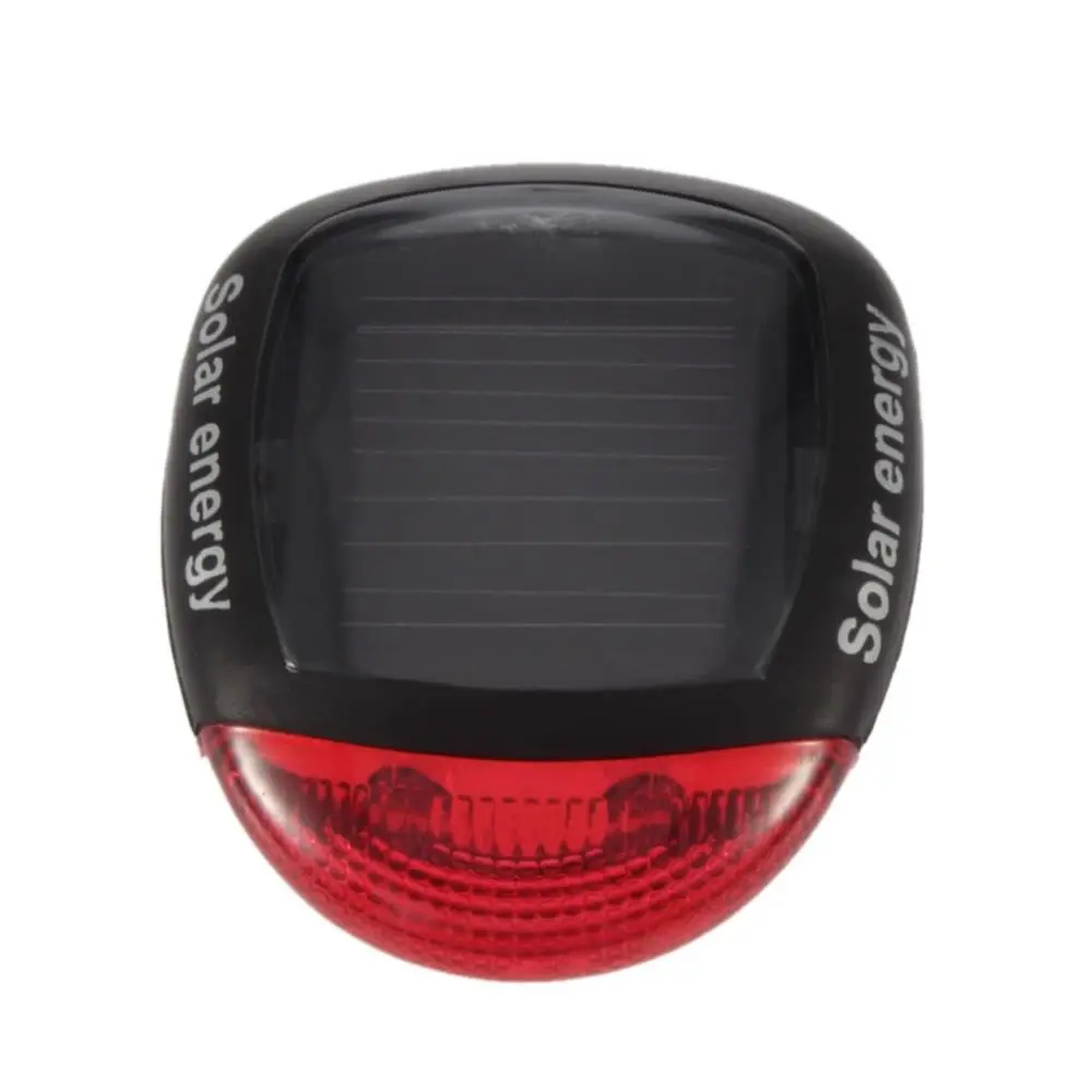 New arrival Waterproof Bicycle 2 LED 3 Modes Solar Rear LED Light Solar Power Bike Tail Light Cycling Safety Warning Light
