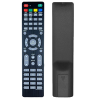Control Remoto IR de Código Fijo 2400-ED00ASAN de Repuesto para TV Rusa ASANO con Distancia de Control de 10m