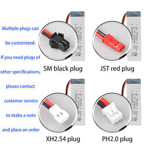 中国制造商 <span class=keywords><strong>3</strong></span>.7V 600mAh 751862 可充电聚合物锂电池组，适用于遥控玩具飞机和无人机 - Product Image 4