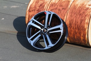 GPWLGZJ 276 <span class=keywords><strong>Jantes</strong></span> en alliage moulé noir de haute qualité R17 Inch 6.5j 4x108mm à face usinée de gros pour <span class=keywords><strong>Peugeot</strong></span> - Product Image 4