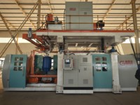 Machine de moulage par extrusion-soufflage de plastique HDPE pour la fabrication de fûts chimiques à double anneau de 200L, 220L, 250L