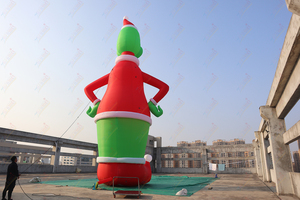 Zhenmei 50 pies Navidad Grinch payaso globo inflable gigante al aire libre Navidad patio Decoración - Product Image 6