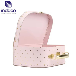Maleta Decorativa de Cartón con Forma de Maleta de Juguete, Caja de Embalaje para Ropa de Bebé, Maleta de Cartón con Asa - Product Image 5