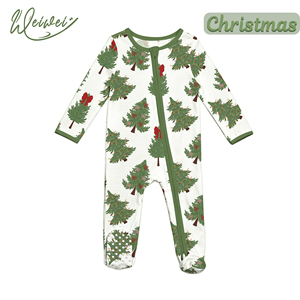 Vêtements pour bébé en bambou personnalisés WEIWEI, pyjamas en bambou pour enfants, pyjamas en coton de bambou pour enfants - Product Image 1