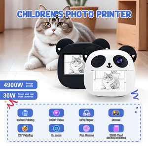Mini caméra d'impression instantanée caméra d'imprimante photo colorée de poche thermique pour enfants et adolescents caméra numérique et d'impression portable 2-en-1 - Product Image 6