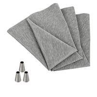Sac à mortier et à coulis pour carrelage TBF-01, robuste, avec embout métallique (13x24 pouces, gris), sac à mortier de maçonnerie, outil à embout réutilisable, fournisseur