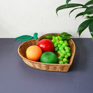 Panier de rangement créatif <span class=keywords><strong>en</strong></span> plastique tressé style pastoral pour fruits, légumes, oignons, gingembre, <span class=keywords><strong>ail</strong></span> – Idéal pour la maison, le salon et la cuisine - Product Image 4