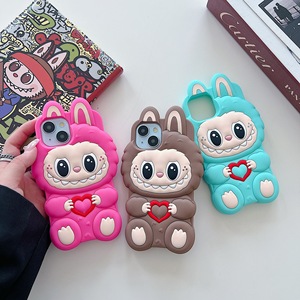 Funda de Silicona 3D con Dibujos Animados para iPhone 15 <span class=keywords><strong>Pro</strong></span> Max - Product Image 3