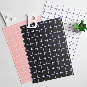 Yiscaxia Magazine plaid double-sided cards simple retro pictures with props photography background paper